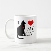 I Liebe meine Katze Kaffeetasse (Links)