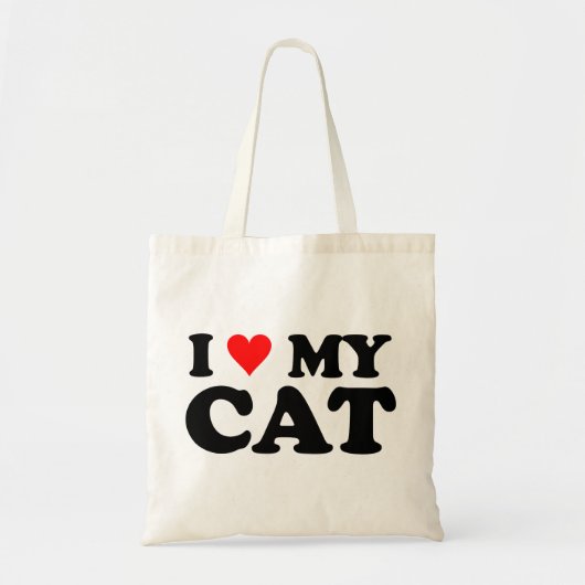 I Liebe meine Katze Tragetasche (Vorne)