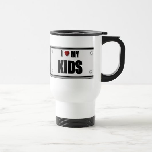 I Liebe meine Kinder Reisebecher (Rechts)