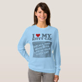 I Liebe meine Kitty-Katze T-Shirt (Vorne ganz)