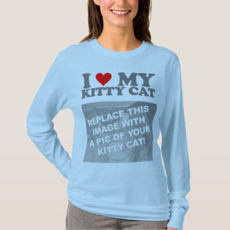 I Liebe meine Kitty-Katze T-Shirt