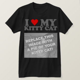 I Liebe meine Kitty-Katze T-Shirt