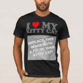 I Liebe meine Kitty-Katze T-Shirt (Vorderseite)
