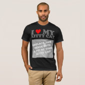 I Liebe meine Kitty-Katze T-Shirt (Vorne ganz)