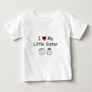 I Liebe meine kleine Schwester! Baby T-shirt