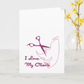 I Liebe meine Kunden Karte (Gelbe Blume)