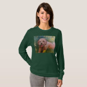 I Liebe meine Labradoodle T-Shirt lange Hülse (Vorne ganz)