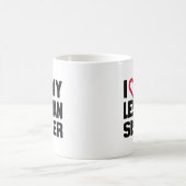 I LIEBE MEINE LESBIAN SISTER -.pnng Kaffeetasse (Mittel)