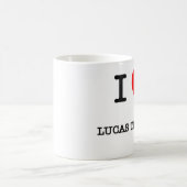 I LIEBE MEINE LUCAS-TERRIER KAFFEETASSE (Mittel)