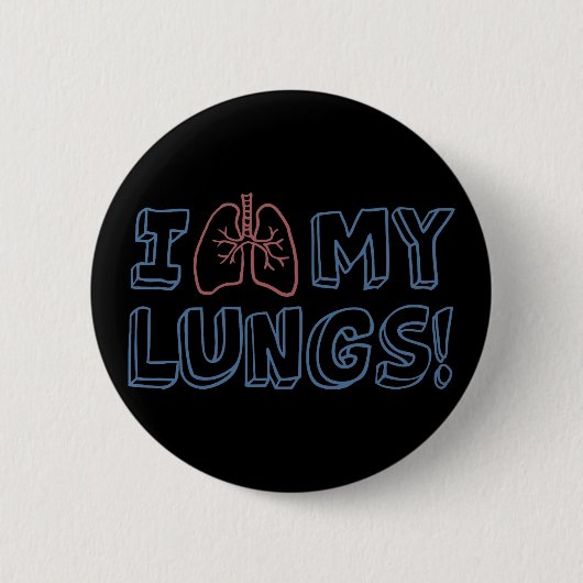 I Liebe meine Lungen Button (Vorderseite)