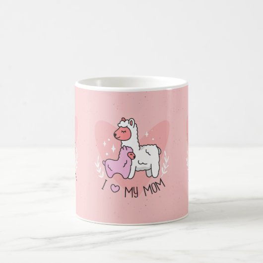 I Liebe Meine Mama Alpacas Tasse (Mittel)