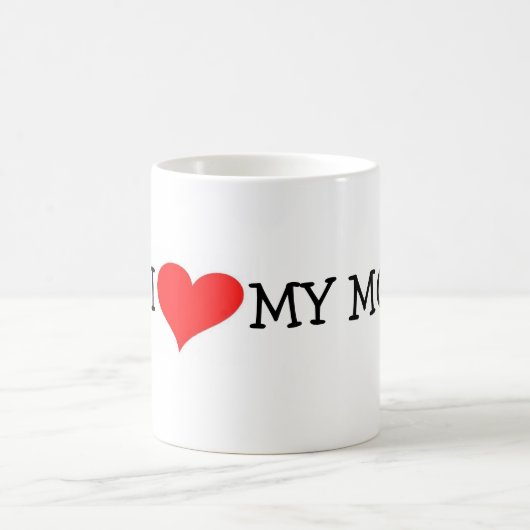 I LIEBE MEINE MAMA KAFFEETASSE (Mittel)