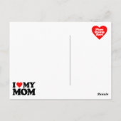 I LIEBE MEINE MAMA POSTKARTE (Rückseite)