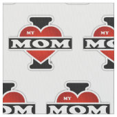 I Liebe meine Mama Stoff (Nahaufnahme)