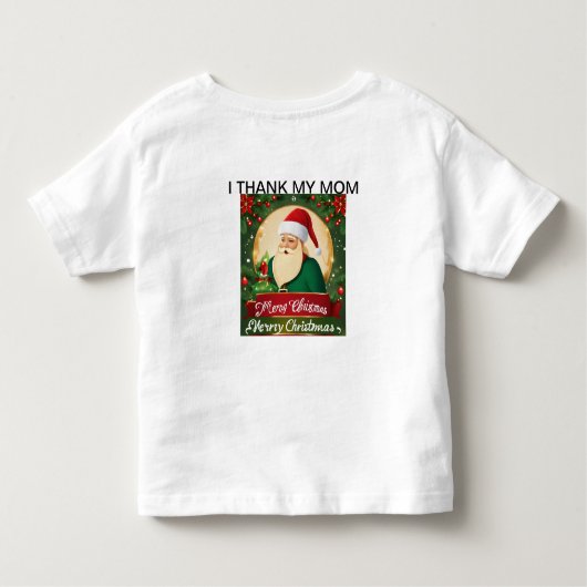 I Liebe Meine Mama - Weihnachten T - Shirt (Rückseite)