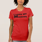 I LIEBE MEINE MARINE T-Shirt (Vorderseite)