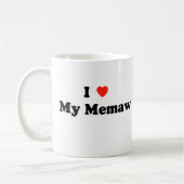 I Liebe meine Memaw Tasse (Links)