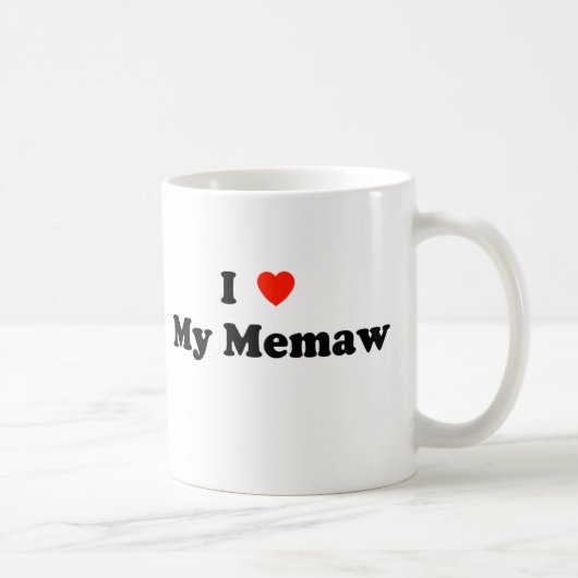 I Liebe meine Memaw Tasse (Rechts)