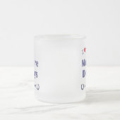 I Liebe meine Miniaturesel (mehrfache Esel) Mattglastasse (Mittel)