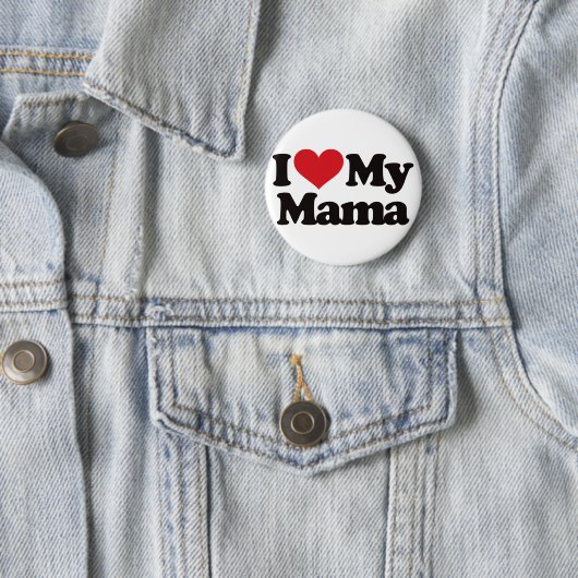 I Liebe meine Mutter Button (Beispiel)