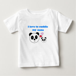 I LIEBE, MEINE NANA ZU STREICHELN BABY T-SHIRT