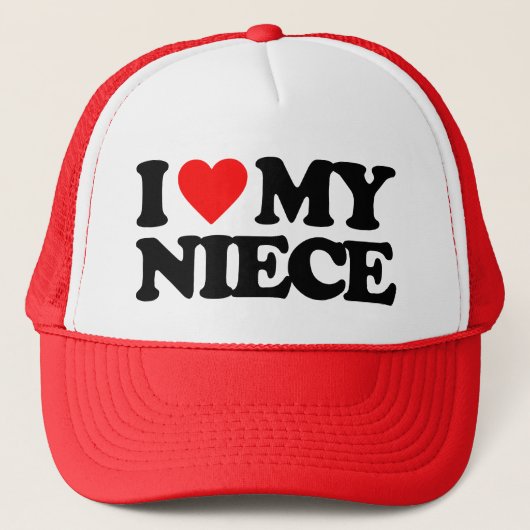 I LIEBE MEINE NICHTE TRUCKERKAPPE (Vorderseite)