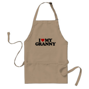 I LIEBE MEINE OMA SCHÜRZE