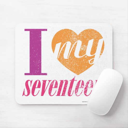 I Liebe meine Orange 17 Mousepad (Mit Mouse)