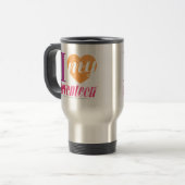 I Liebe meine Orange 17 Reisebecher (Vorderseite Links)