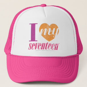 I Liebe meine Orange 17 Truckerkappe