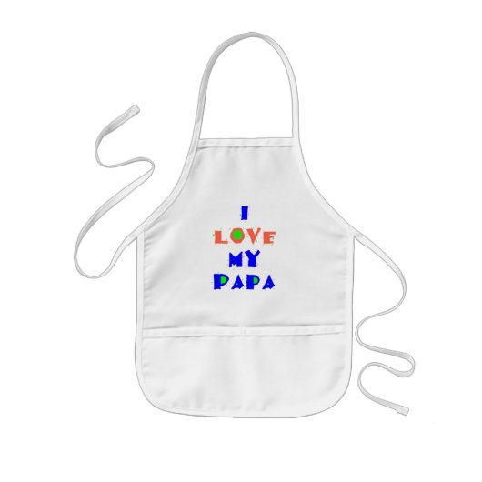 I Liebe meine PAPA Schürze (Vorne)