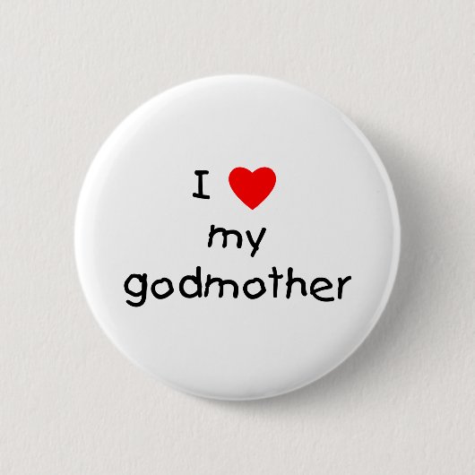 I Liebe meine Patin Button (Vorderseite)