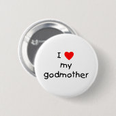 I Liebe meine Patin Button (Vorne & Hinten)