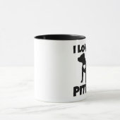 I Liebe meine Pitbull Tasse (Zentrum)