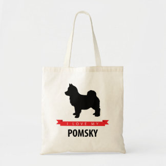 I Liebe meine Pomsky Taschen-Tasche Tragetasche