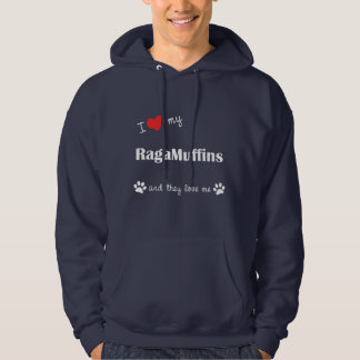 I Liebe meine RagaMuffins (mehrfache Katzen) Hoodie