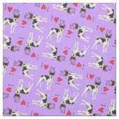I Liebe meine Rat Terrier Stoff (Muster)
