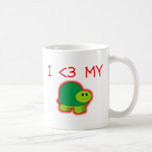 I Liebe meine Schildkröte Kaffeetasse