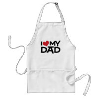 I Liebe meine Schürze GRILLEN der Vatertag Vater-