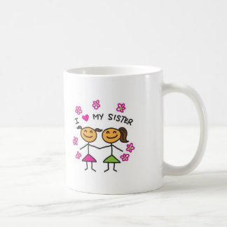 I Liebe meine Schwester Kaffeetasse