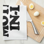 I LIEBE MEINE SCHWIEGERMUTTER HANDTUCH (Viertel Falte)