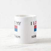 I Liebe meine Serbian-Mama Kaffeetasse (Mittel)
