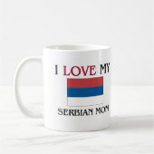I Liebe meine Serbian-Mama Kaffeetasse (Links)