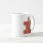 I Liebe meine Söhne (weiß) Kaffeetasse (VorderseiteRechts)