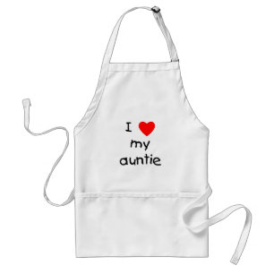 I Liebe meine Tante Schürze
