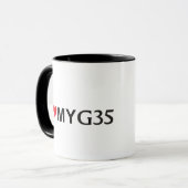 I Liebe meine Tasse des Kaffee-G35 (Vorderseite Links)