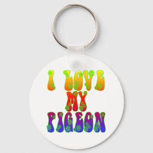 I Liebe meine Taube Schlüsselanhänger