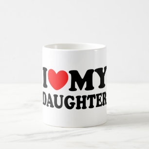 I Liebe meine Tochter Kaffeetasse