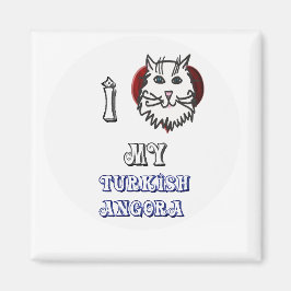 i Liebe meine türkische angora Magnet