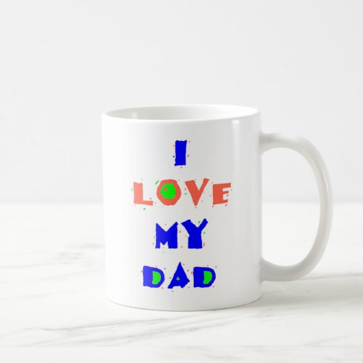 I Liebe meine VATER Tasse (Rechts)